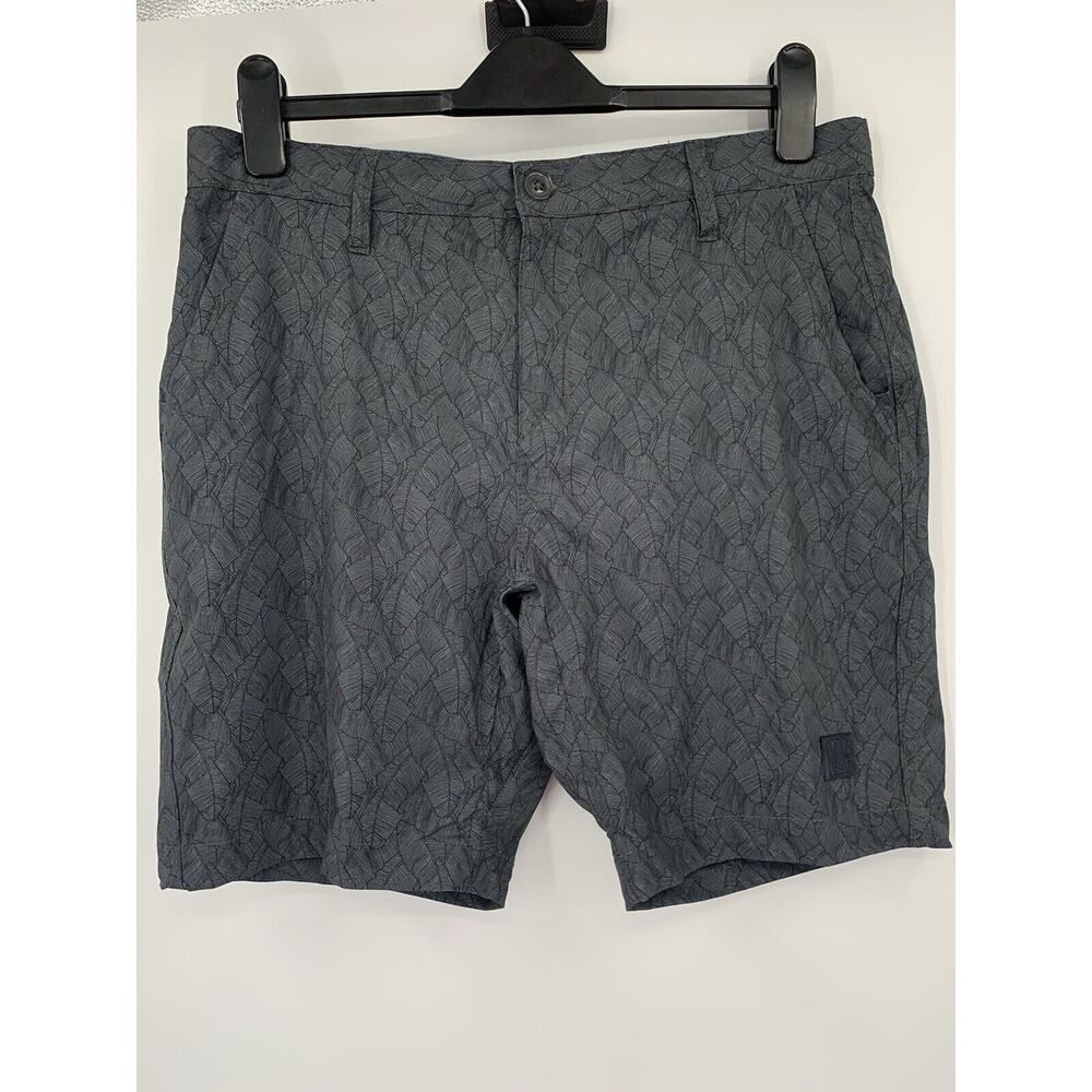 NEW VTG 1946 Swim Shorts Mens 33 Gray Active Polyester Blend Stretch